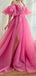 Gorgeous Off Shoulder Side Slit A-line Long Prom Dress Online, OL265