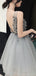 Sparkly V-neck A-line Sleeveless Sequins Short Homecoming Dresses Online, HD0697
