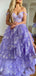 Sparkly Off the Shoulder A-line Side Slit Sequins Tulle Long Prom Dress Online, OL227