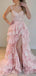Sparkly Off the Shoulder A-line Side Slit Sequins Tulle Long Prom Dress Online, OL227