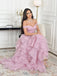 Elegant Pink Off-Shoulder Sleeveless A-Line Long Prom Dress Ideas, Evening Party Dresses ,OLP1181