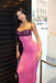 Sexy Pink Sweetheart Mermaid Long Prom Dress Ideas, Evening Party Dresses, OLP1354
