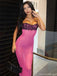 Sexy Pink Sweetheart Mermaid Long Prom Dress Ideas, Evening Party Dresses, OLP1354