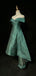 Formal Off-shoulder Sleeveless Knee-length A-line Satin Homecoming Dresses For Party Online, HD0915