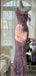 Elegant Pink One-Shoulder Mermaid Long Prom Dress Ideas, Evening Party Dresses, OLP1315
