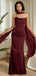 Soft Red Sweetheart Sleeveless Mermaid Satin Bridesmaid Dresses Online, BG863