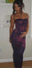 Sexy Applique Purple Spaghetti Strap Mermaid Long Prom Dress Ideas, Evening Party Dresses, OLP1381