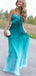 Unique Teal Sweetheart A-Line Long Prom Dress Ideas, Evening Party Dresses, OLP1342