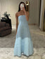 Simple Sweetheart Sleeveless A-line Evening Prom Dresses Online, OLP1086