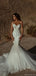 Sexy White Sweetheart Lace Mermaid Long Wedding Dresses With Sweep Trailing,WD0562