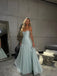 Elegant Green Off-Shoulder A-Line Long Prom Dress Ideas, Evening Party Dresses , OLP1224