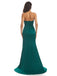 Sexy Sweetheart Strapless Mermaid Side Slit Soft Satin Long Prom Dresses For Party Online, OL364