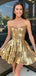 Sexy Sweetheart Sleeveless Short A-line Ruffles Satin Homecoming Dresses For Party Online, HD0928