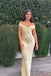 Sexy Off-shoulder Sleeveless Mermaid Satin Evening Prom Dresses Online, OLP976