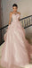 Gorgeous Pink Sweetheart  A-Line Chiffon Long Prom Dress Ideas, Evening Party Dresses ,OLP1163