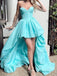 Simple Sweetheart Satin A-line Long Prom Dress With Trailing Online, OL321