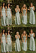 Soft Spaghetti Strap Sleeveless Mermaid Satin Bridesmaid Dresses Online, BG841