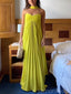 Soft Sweetheart Sleeveless A-line Chiffon Evening Prom Dresses Online, OLP1096