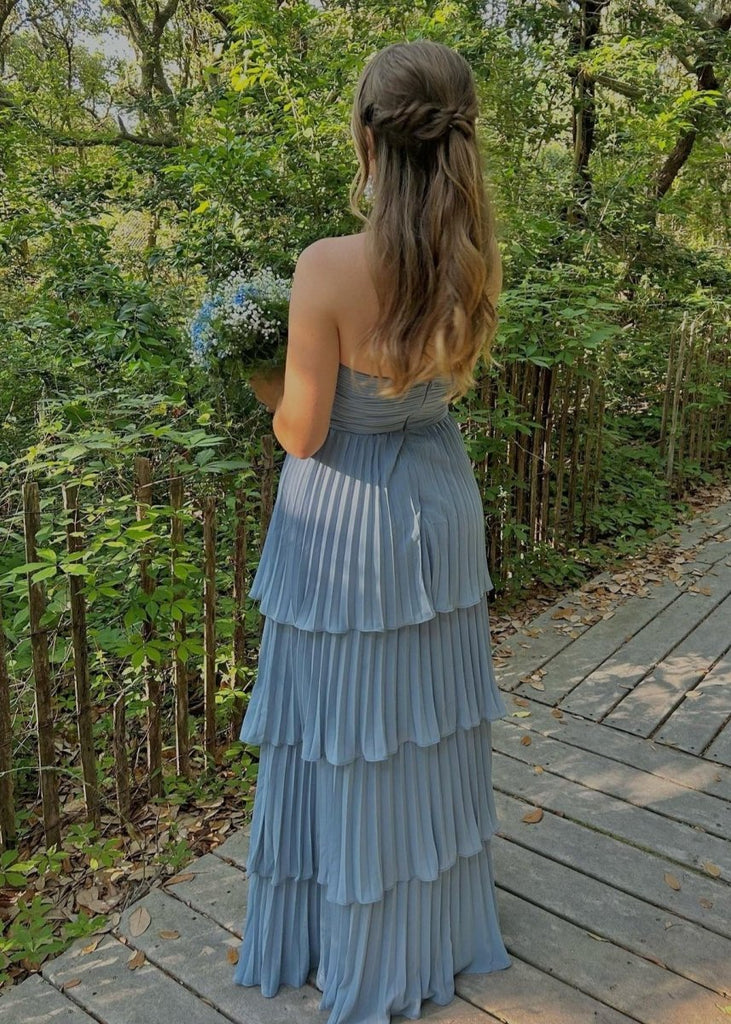 Soft Sweetheart Sleeveless A-line Jersey Evening Prom Dresses Online, OLP1132