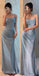 Shiny Spaghetti Strap Sleeveless Mermaid Sequin Evening Prom Dresses Online, OLP1122