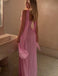 Sexy Pink Sweetheart A-Line Long Prom Dress Ideas, Evening Party Dresses, OLP1259