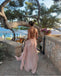Elegant Pink Sweetheart A-Line Long Prom Dress Ideas, Evening Party Dresses, OLP1294