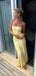 Simple Sweetheart Sleeveless Mermaid Satin Evening Prom Dresses Online, OLP991