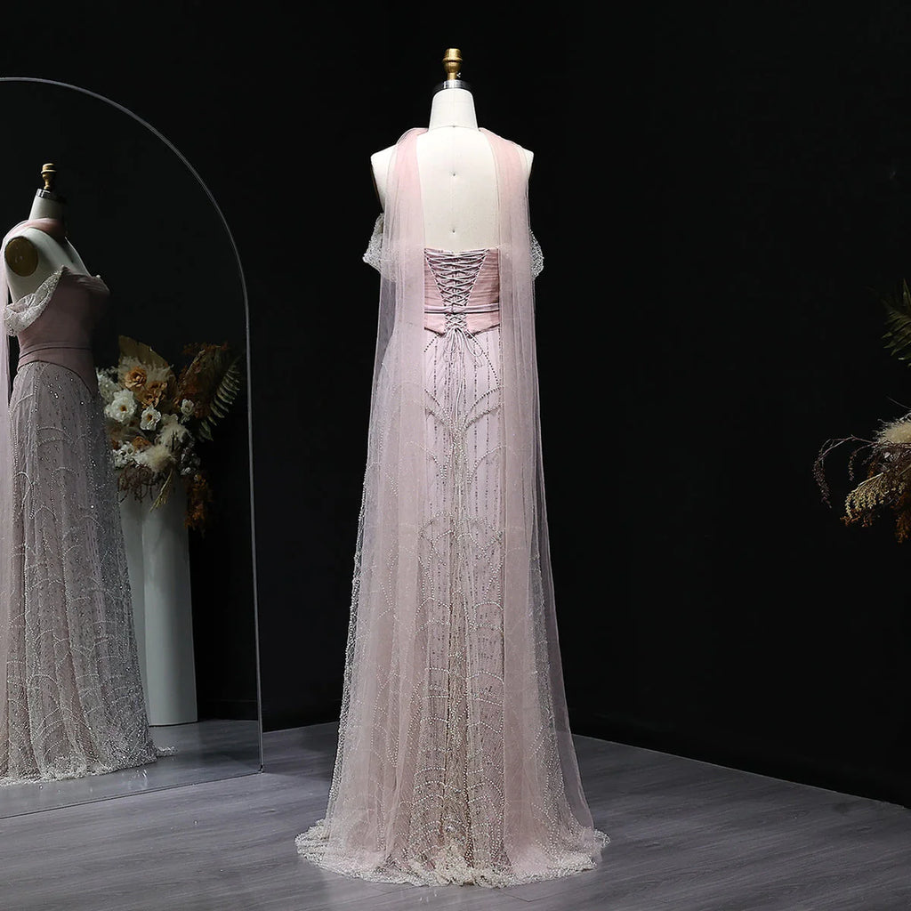 Elegant Pink Off-Shoulder Sleeveless A-Line Long Prom Dress Ideas, Evening Party Dresses ,OLP1196