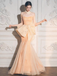 Elegant Pink Sweetheart Mermaid Long Prom Dress Ideas, Evening Party Dresses, OLP1375