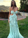 Elegant Mint Green Sweetheart Mermaid Long Prom Dress Ideas, Evening Party Dresses, OLP1295