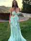 Elegant Mint Green Sweetheart Mermaid Long Prom Dress Ideas, Evening Party Dresses, OLP1295