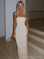 Simple Sweetheart Sleeveless Mermaid Jersey Evening Prom Dresses Online, OLP968