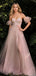 Sexy Pink Sweetheart Floral A-Line Long Prom Dress Ideas, Evening Party Dresses, OLP1297