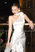 Popular White One-Shoulder Mermaid Side Slit Long Prom Dress Ideas, Evening Party Dresses, OLP1351