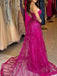 Gorgeous Pink Sweetheart  A-Line Lace Long Prom Dress Ideas, Evening Party Dresses , OLP1215