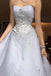 Unique White Sweetheart A-Line Long Prom Dress Ideas, Evening Party Dresses, OLP1390