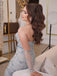 Unique Blue Sequin Sweetheart Sleeveless Mermaid  Long Prom Dress Ideas, Evening Party Dresses, OLP1334