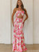 Elegant Pink Halter Strap Mermiad Long Prom Dress Ideas, Evening Party Dresses, OLP1289