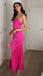 Soft Spaghetti Strap Sleeveless Mermaid Satin Evening Prom Dresses Online, OLP820