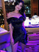 Sexy Black Off-Shoulder Mermaid Short Homecoming Dresses For Party,HD1158