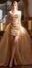 Shiny Gold Sweetheart Mermaid Short Homecoming Dresses For Party,HD1160
