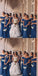 Mismatched Off Shoulder One Shoulder Mermaid Jersey Long Bridesmaid Dresses Online, BG752
