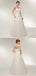 Sweetheart Floor-length Lace Simple Cheap Wedding Dresses, WD0461