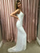 Sheath Spaghetti Straps V-neck Shining Cheap Prom Dress, PD0716