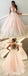 A-Line Deep V-Neck Backless Appliques Long Tulle Prom Dress, PD0594