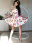 New Arrival A-line Off-shoulder Cute Short Homecoming Dresses, HD0523