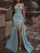 Sparkly Sweetheart Mermaid Prom Dress with Side Split, WGP240