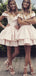 A-Line Off-Shoulder Satin Homecoming Dresses,Formal Homecoming Dresses.BD10130