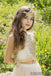 New 2 Pieces Sequin Top Blush Pink Chiffon Skirt Flower Girl Dresses. FG059