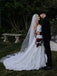 Cheap Straight A-line Satin Ball Gown Simple Wedding Dresses, WD0151